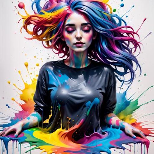 Paint Splash Style v1.0 - AI Tool Cover Image