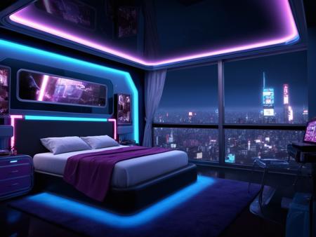 JJs Interior Style - Cyberpunk v1.0 - LoRA XL - AI Tool Cover Image
