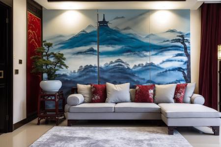 JJs Interior Style - Modern Chinese v1.0 - LoRA - AI Tool Cover Image