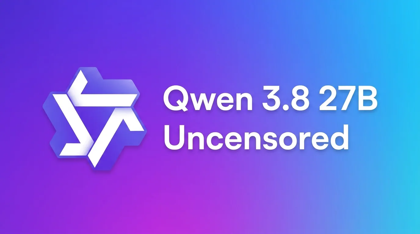 Qwen3.8-27B-Uncensored - AI model cover image