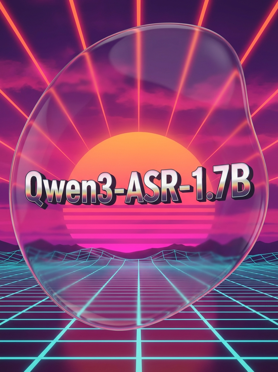 Qwen3-ASR-1.7B - AI Tool Cover Image
