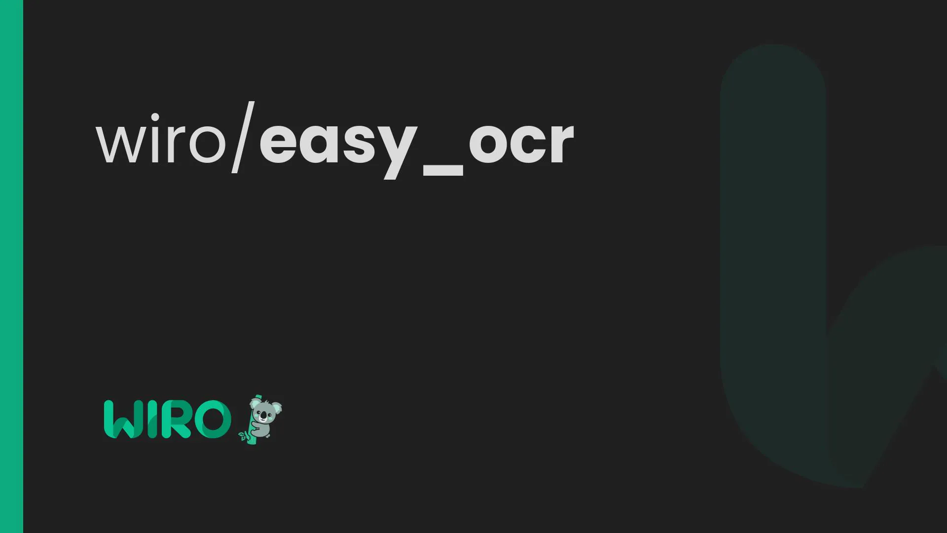 easy_ocr - AI model cover image