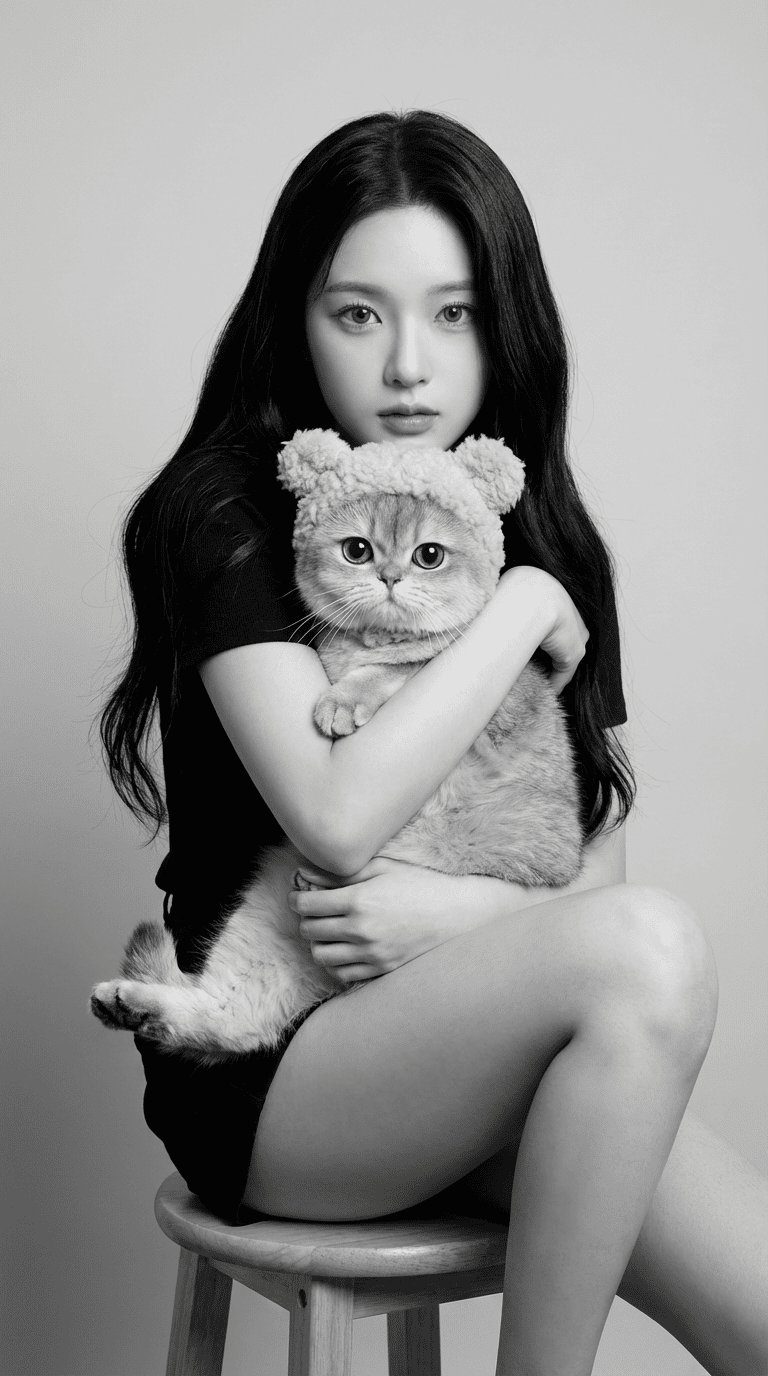 Monochrome Pet Hold - AI Tool Cover Image